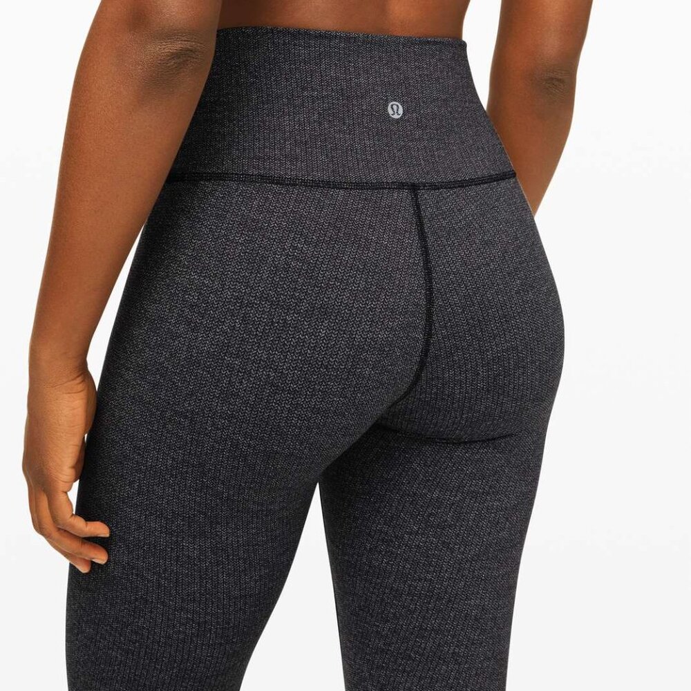Lululemon Wunder Under High-Rise Tight 28" Variegated Black Dark Slate